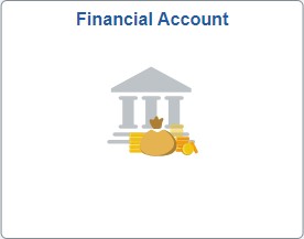 Graphic of "Financial Account" tile from Campus Connection home screen